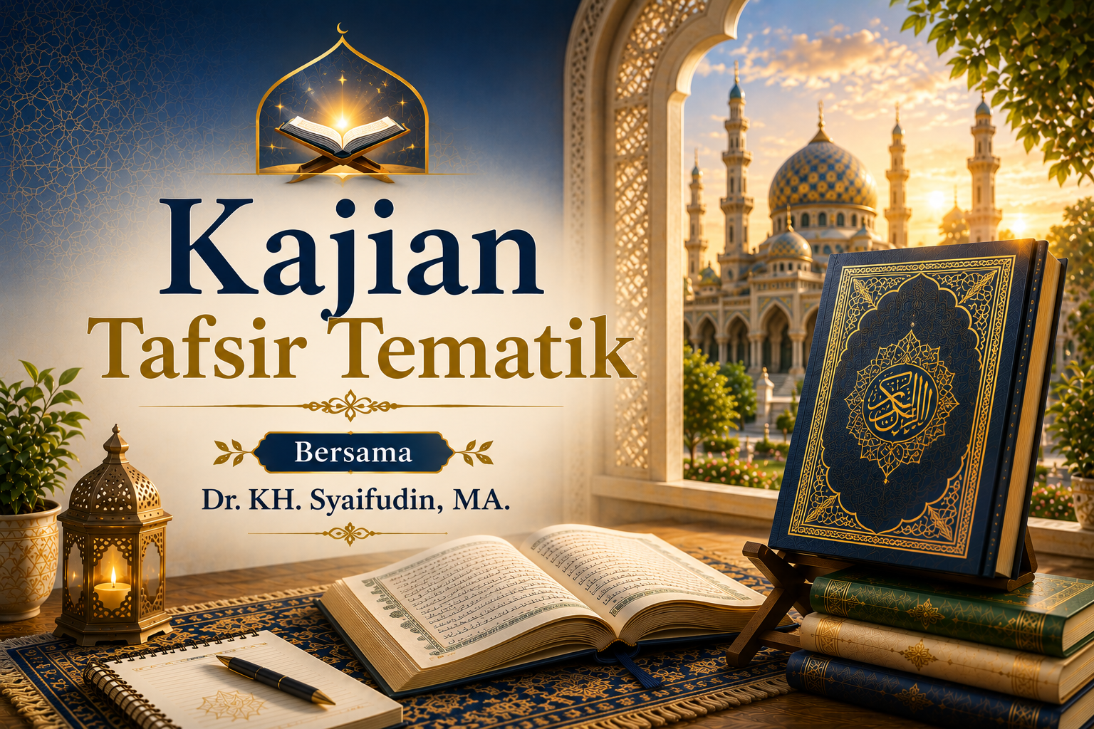 Kajian Tafsir Tematik "Kesehatan dalam Al-Qur'an 2" Bersama Dr. KH. Muh Syaifudin, MA