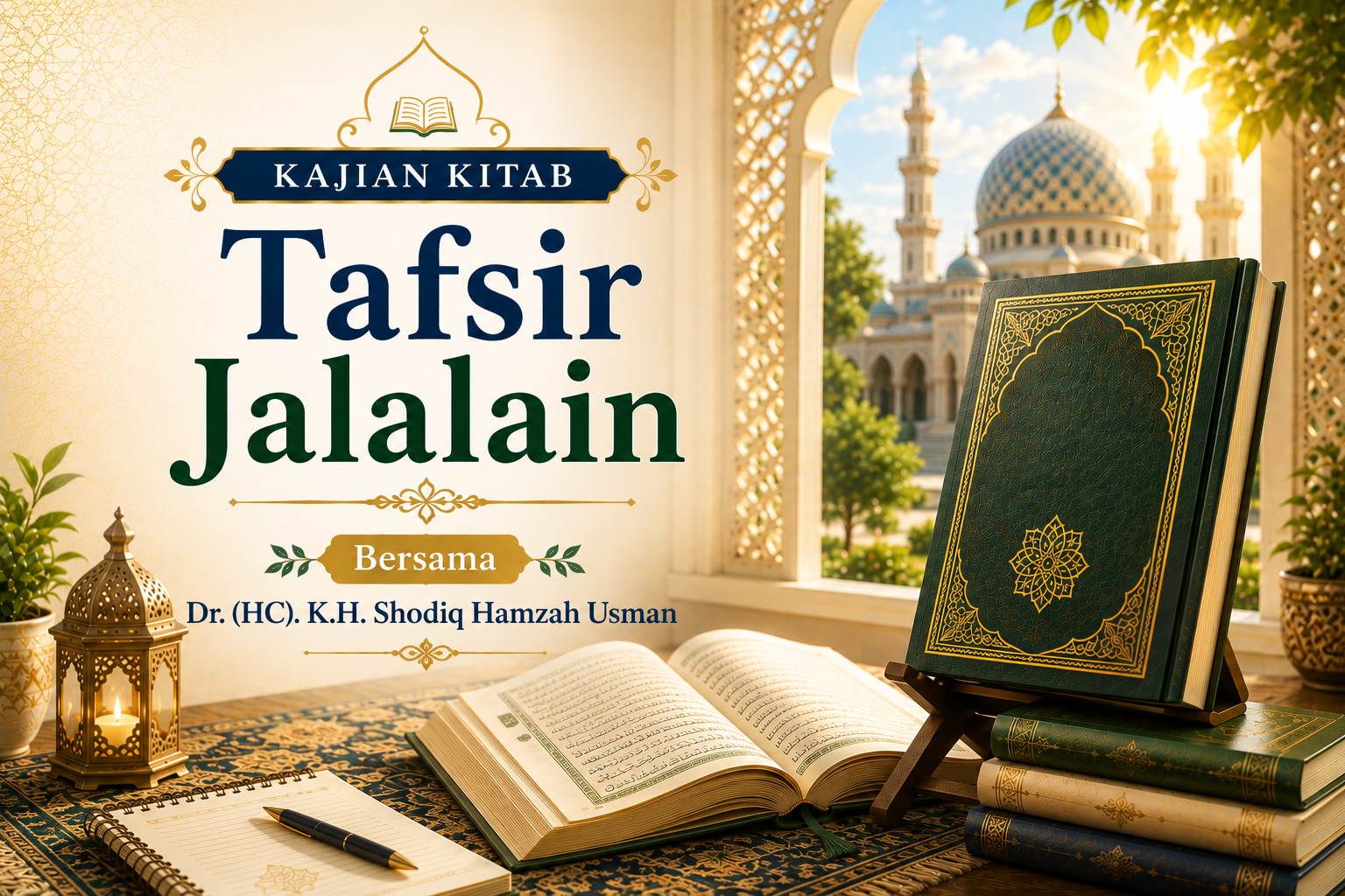 Kajian Tafsir Jalalain Qs. Al Baqarah Ayat 96-101 Bersama Dr. (H.C.) K.H. Shodiq Hamzah Usman